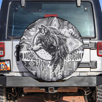 Indigenous Peoples Day Spare Tire Cover Native American Wolf with Dreamcatcher - Wonder Print Shop