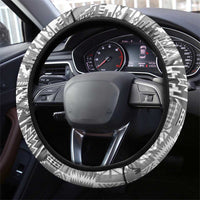 Indigenous Peoples Day Steering Wheel Cover Native American Wolf with Dreamcatcher - Wonder Print Shop