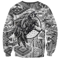 Indigenous Peoples Day Sweatshirt Native American Wolf with Dreamcatcher - Wonder Print Shop