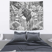 Indigenous Peoples Day Tapestry Native American Wolf with Dreamcatcher - Wonder Print Shop