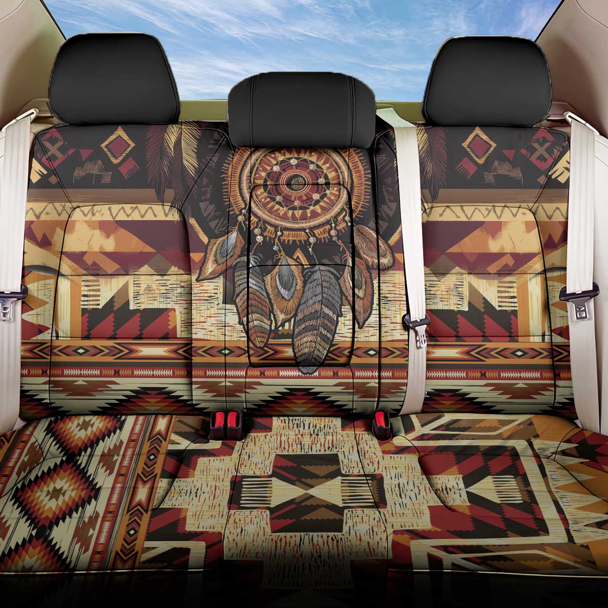 Make America Native Again Back Car Seat Cover Indigenous Peoples Day - Wonder Print Shop