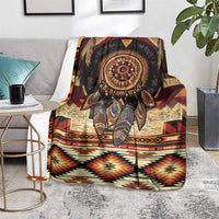 Make America Native Again Blanket Indigenous Peoples Day - Wonder Print Shop