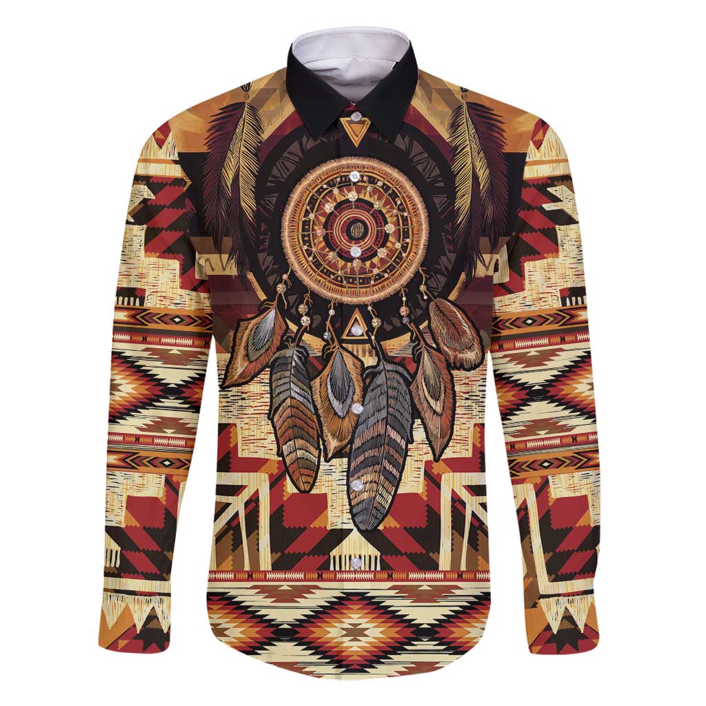 Make America Native Again Family Matching Long Sleeve Bodycon Dress and Hawaiian Shirt Indigenous Peoples Day - Wonder Print Shop