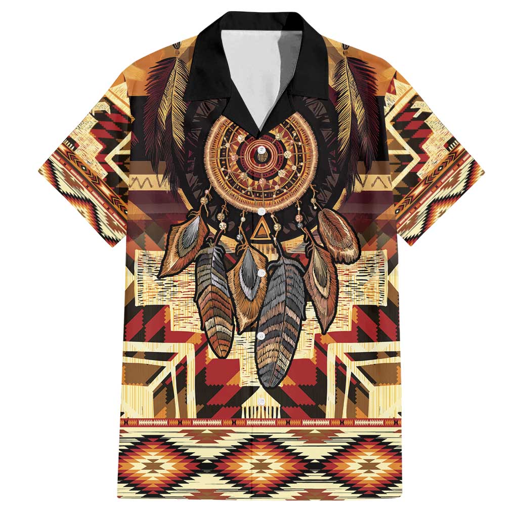 Make America Native Again Family Matching Off Shoulder Maxi Dress and Hawaiian Shirt Indigenous Peoples Day - Wonder Print Shop