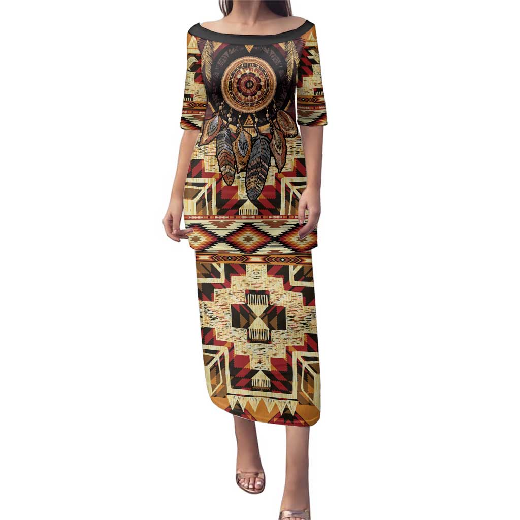 Make America Native Again Family Matching Puletasi and Hawaiian Shirt Indigenous Peoples Day - Wonder Print Shop