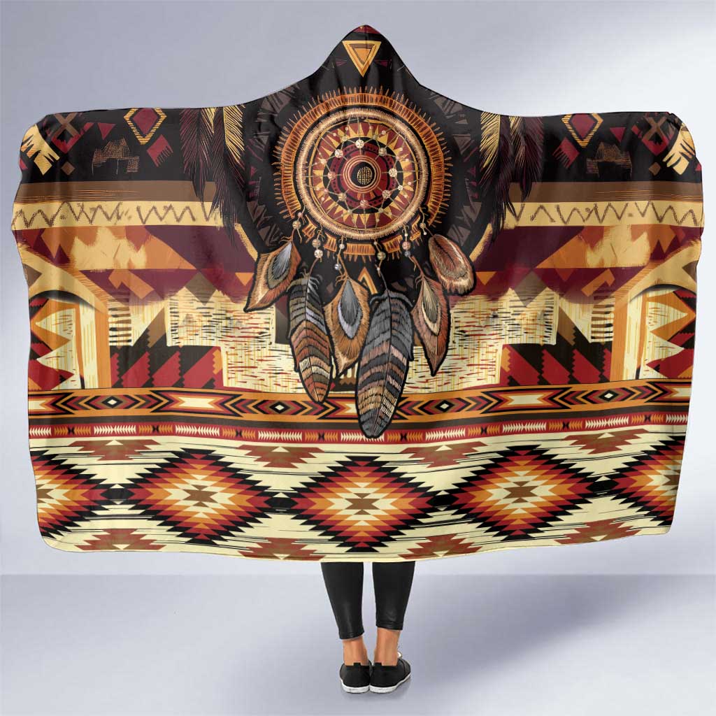 Make America Native Again Hooded Blanket Indigenous Peoples Day - Wonder Print Shop