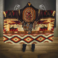 Make America Native Again Hooded Blanket Indigenous Peoples Day - Wonder Print Shop
