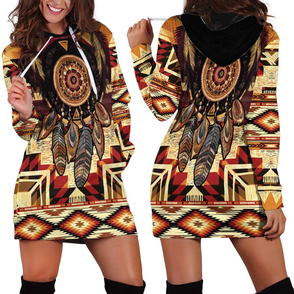 Make America Native Again Hoodie Dress Indigenous Peoples Day - Wonder Print Shop