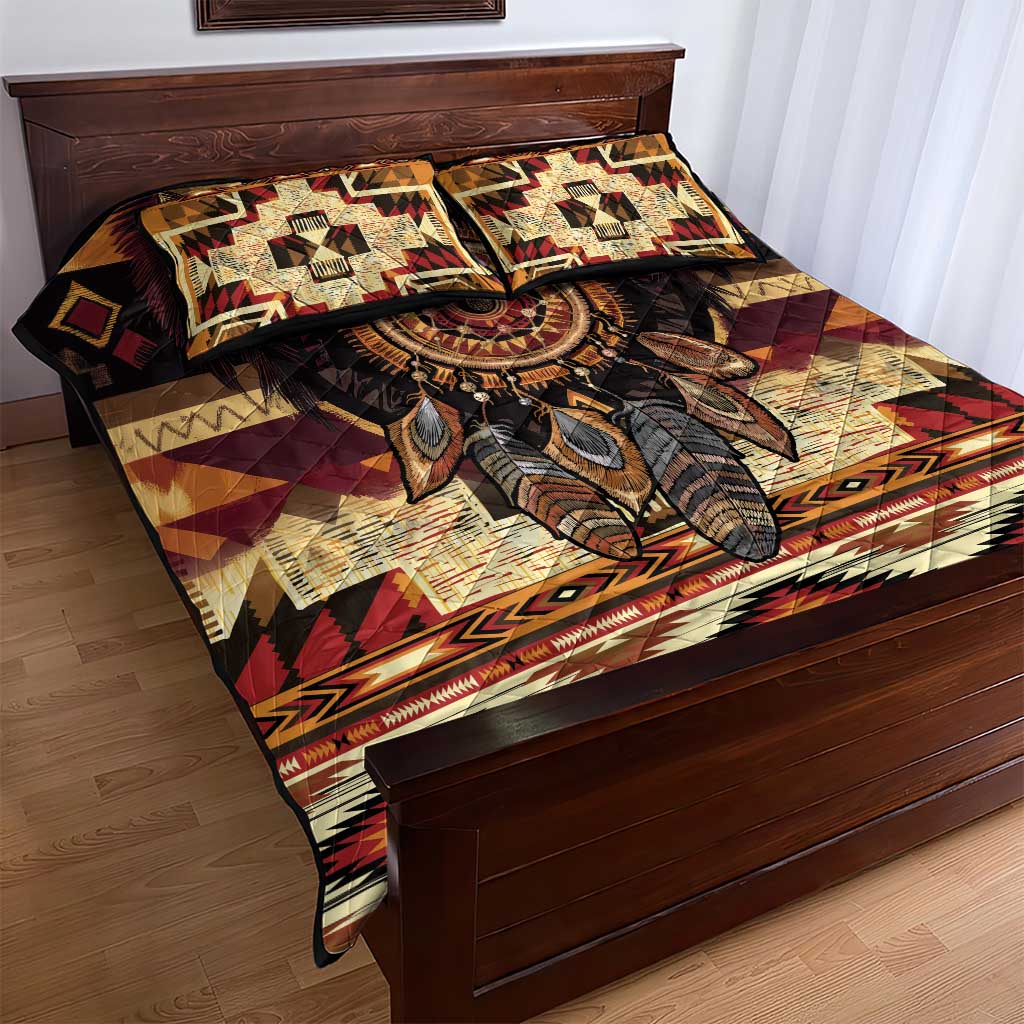 Make America Native Again Quilt Bed Set Indigenous Peoples Day - Wonder Print Shop
