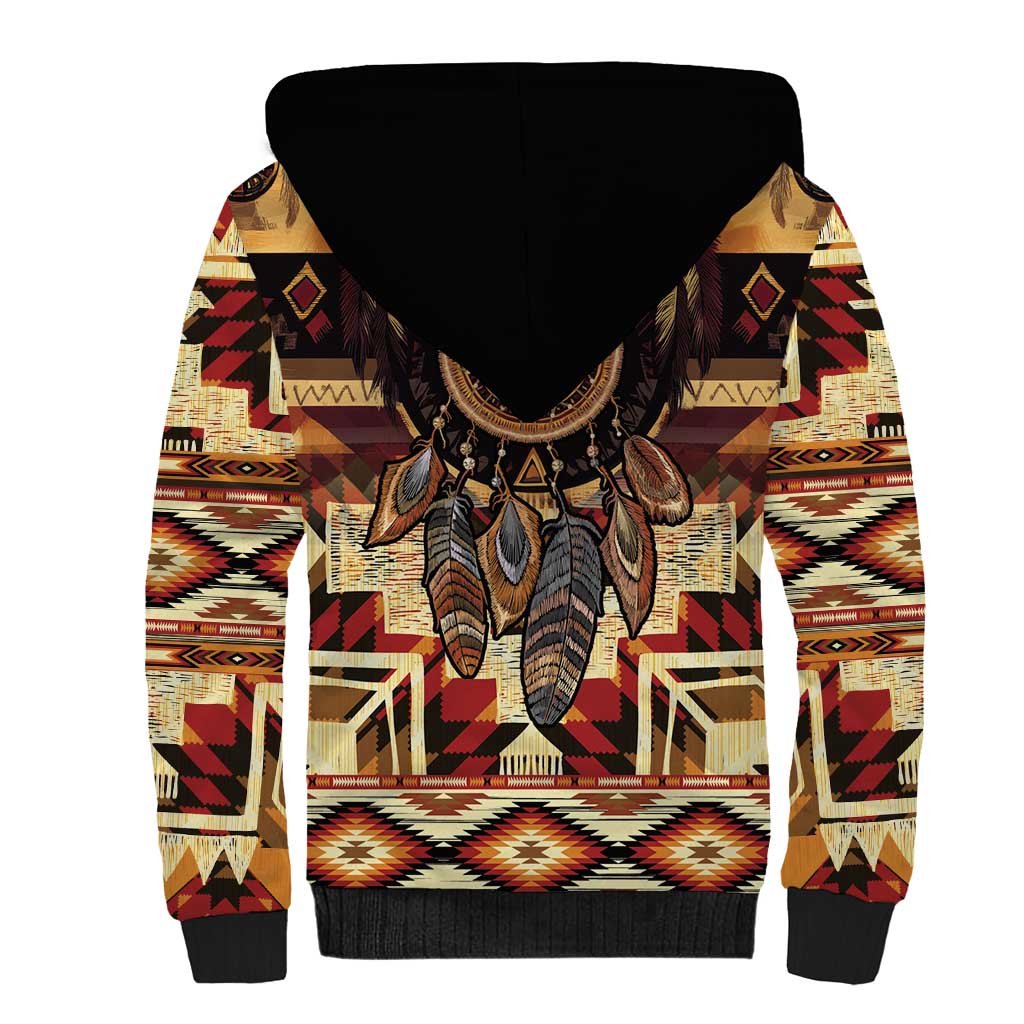 Make America Native Again Sherpa Hoodie Indigenous Peoples Day - Wonder Print Shop