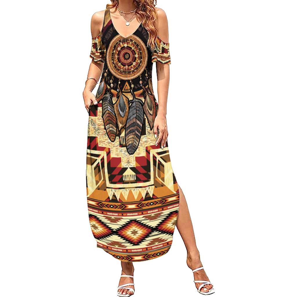 Make America Native Again Summer Maxi Dress Indigenous Peoples Day - Wonder Print Shop