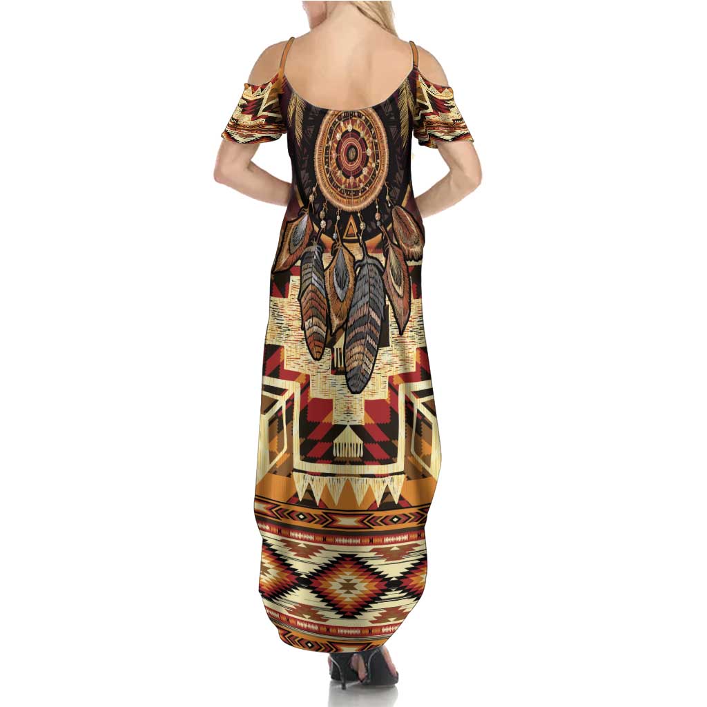Make America Native Again Summer Maxi Dress Indigenous Peoples Day - Wonder Print Shop