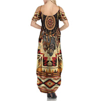Make America Native Again Summer Maxi Dress Indigenous Peoples Day - Wonder Print Shop