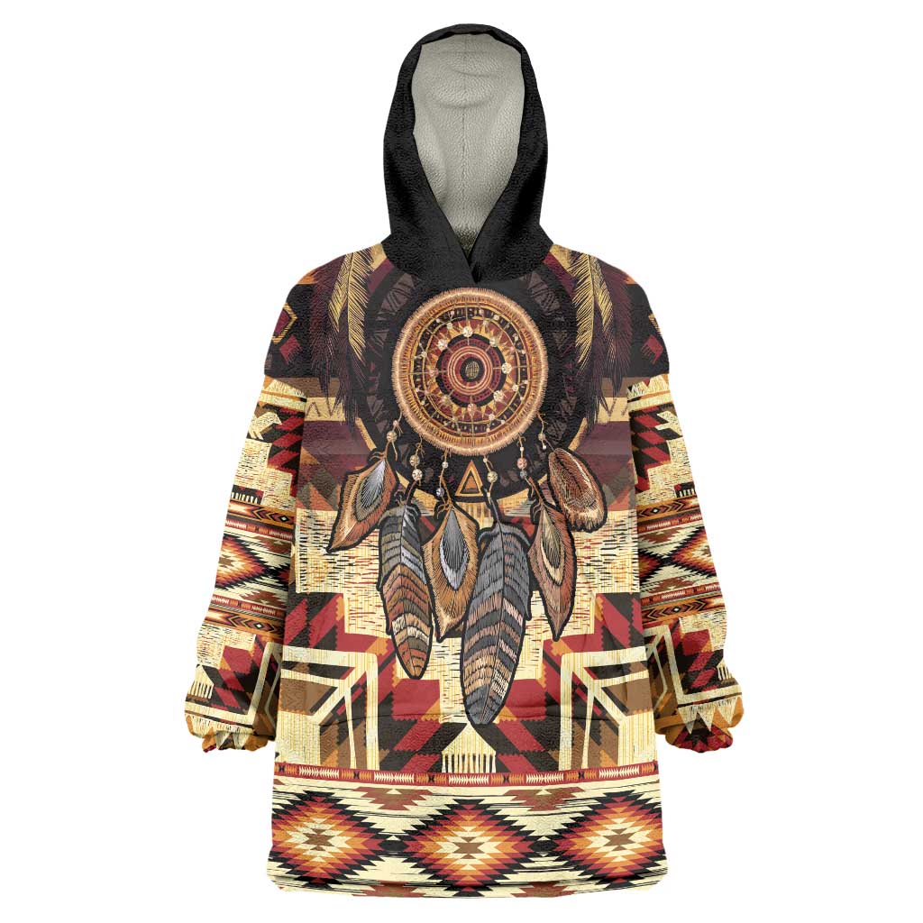 Make America Native Again Wearable Blanket Hoodie Indigenous Peoples Day - Wonder Print Shop