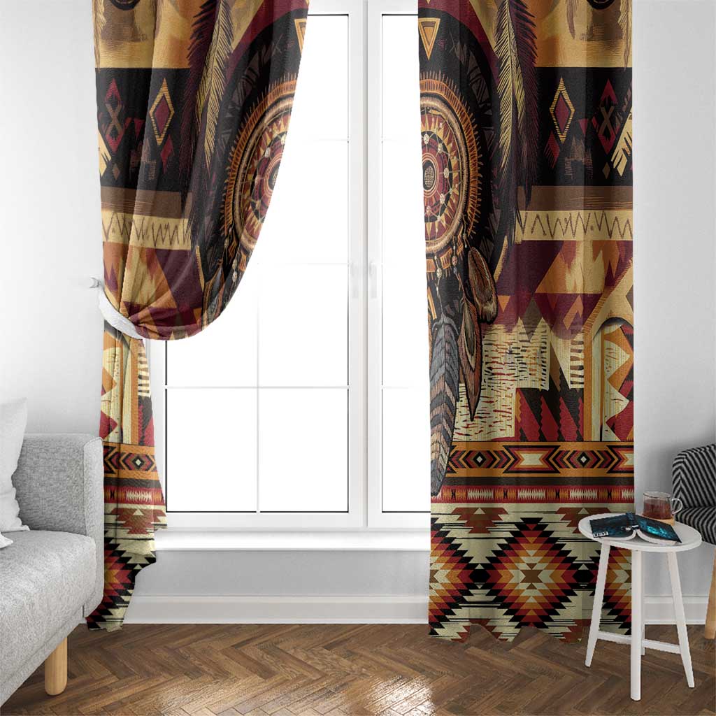 Make America Native Again Window Curtain Indigenous Peoples Day - Wonder Print Shop