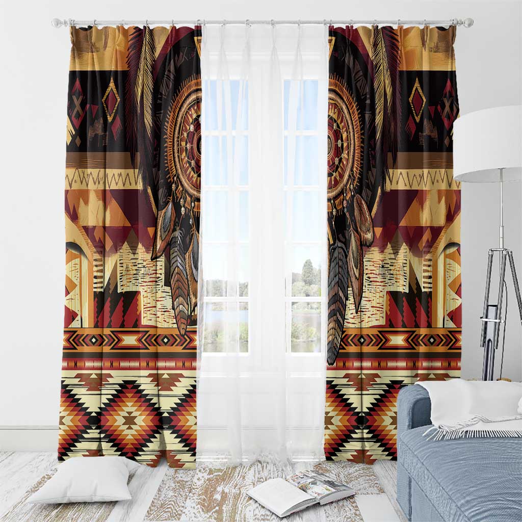 Make America Native Again Window Curtain Indigenous Peoples Day - Wonder Print Shop