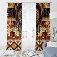 Make America Native Again Window Curtain Indigenous Peoples Day - Wonder Print Shop