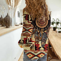 Make America Native Again Women Casual Shirt Indigenous Peoples Day - Wonder Print Shop