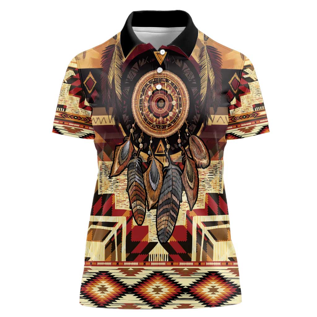 Make America Native Again Women Polo Shirt Indigenous Peoples Day - Wonder Print Shop