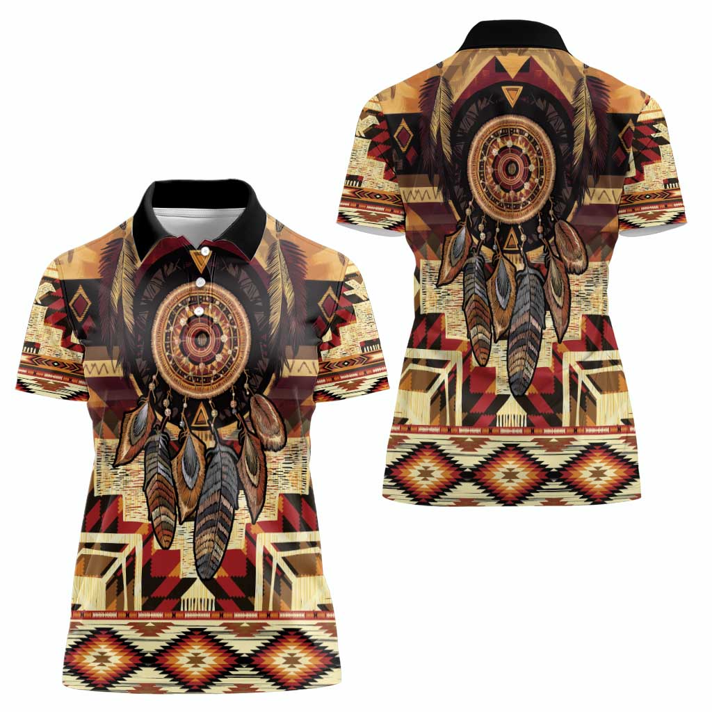 Make America Native Again Women Polo Shirt Indigenous Peoples Day - Wonder Print Shop