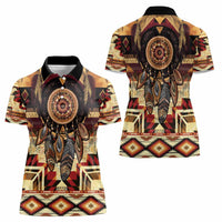 Make America Native Again Women Polo Shirt Indigenous Peoples Day - Wonder Print Shop