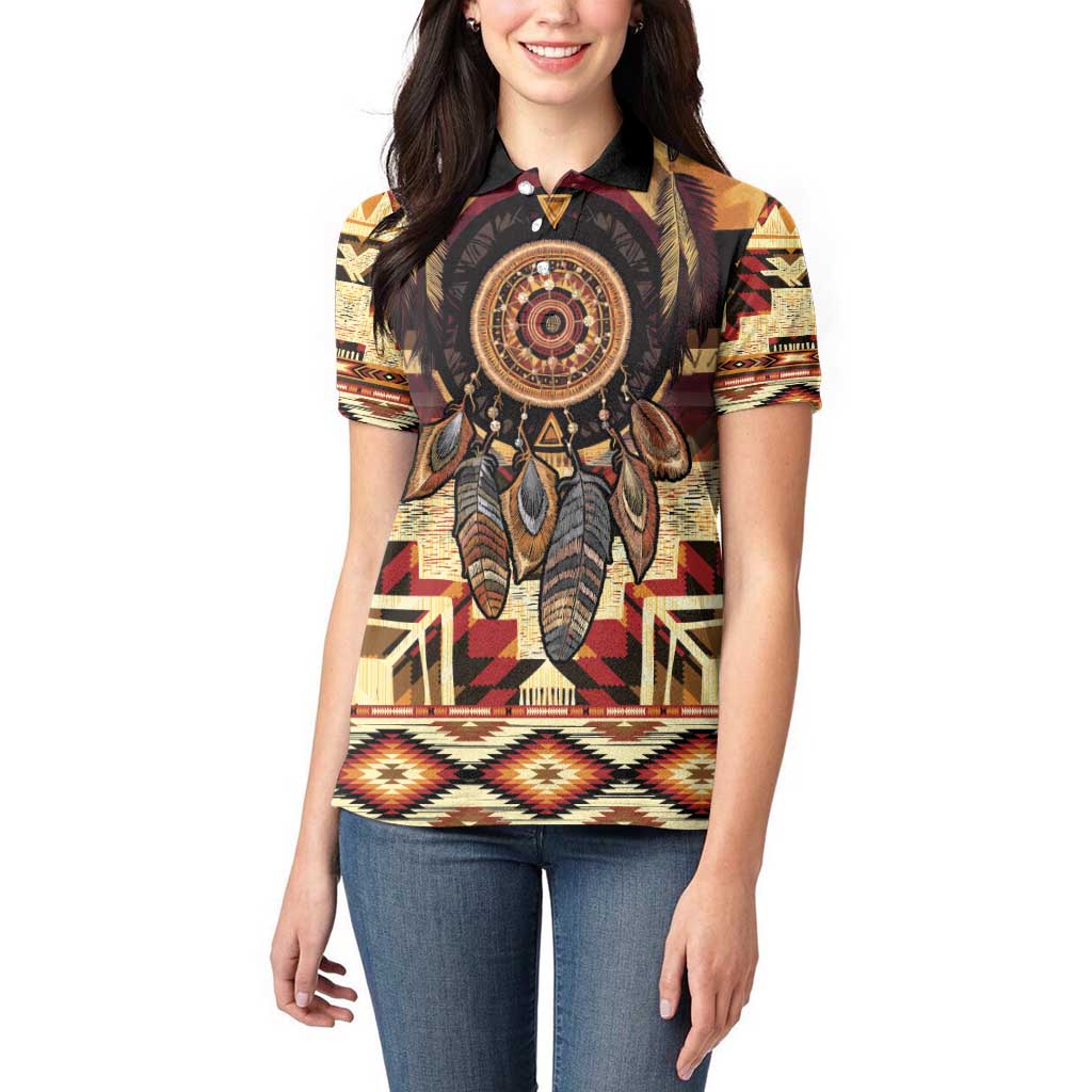 Make America Native Again Women Polo Shirt Indigenous Peoples Day - Wonder Print Shop