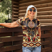 Make America Native Again Women Polo Shirt Indigenous Peoples Day - Wonder Print Shop