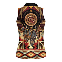 Make America Native Again Women Sleeveless Polo Shirt Indigenous Peoples Day - Wonder Print Shop