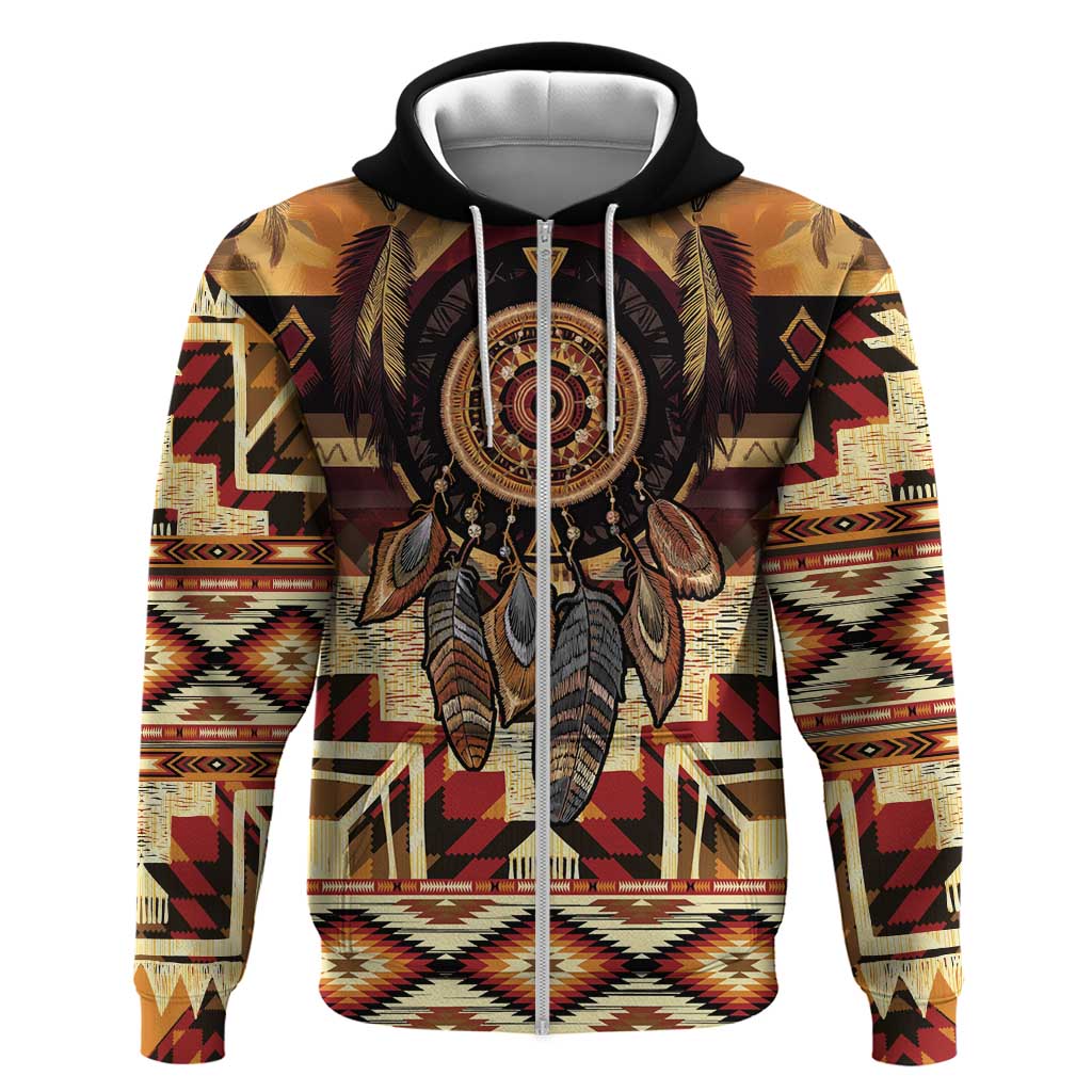 Make America Native Again Zip Hoodie Indigenous Peoples Day - Wonder Print Shop