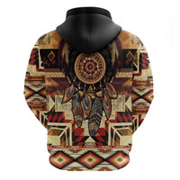Make America Native Again Zip Hoodie Indigenous Peoples Day - Wonder Print Shop