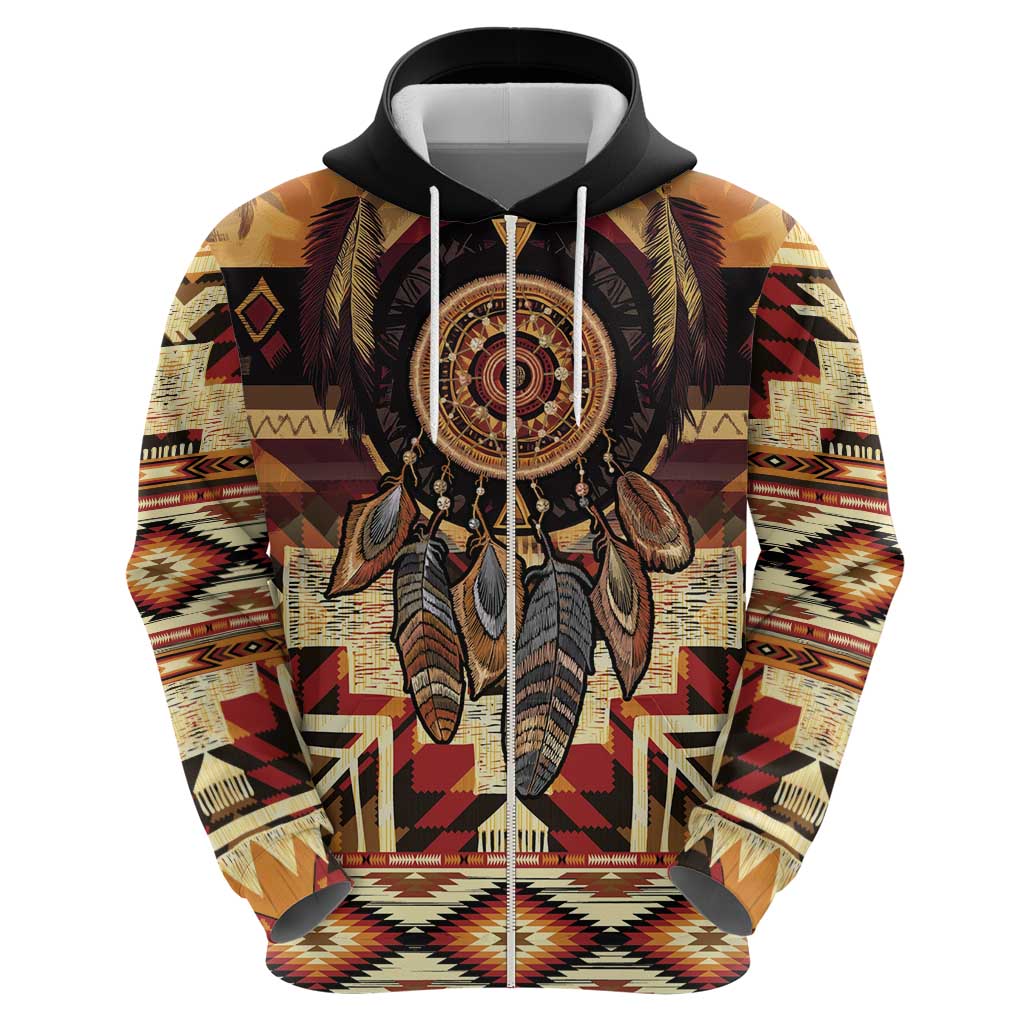 Make America Native Again Zip Hoodie Indigenous Peoples Day - Wonder Print Shop