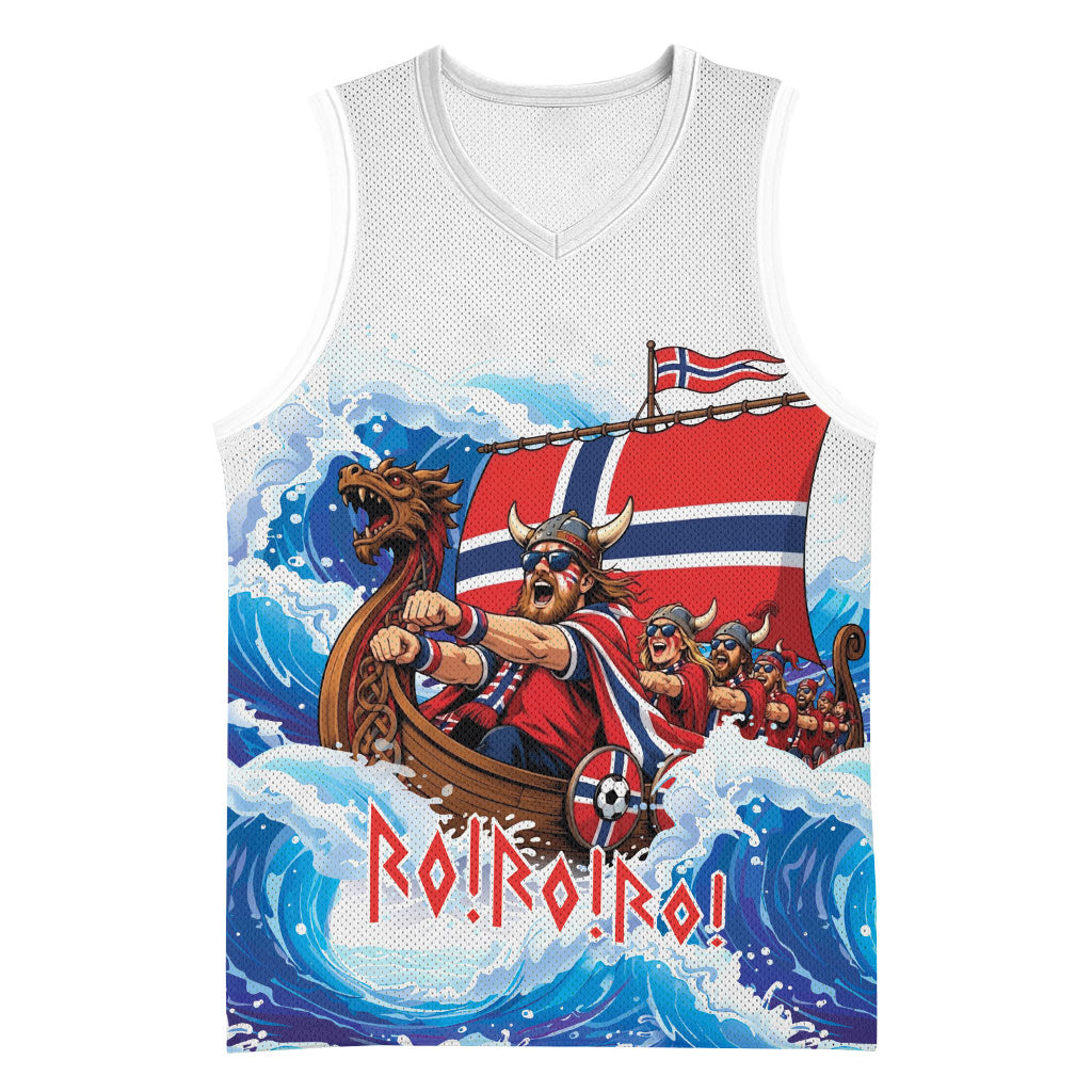Custom Norway Viking Row - Alt for Norge Basketball Jersey Norge Football Supporter Wave Edition