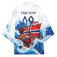 Custom Norway Viking Row - Alt for Norge Kimono Norge Football Supporter Wave Edition