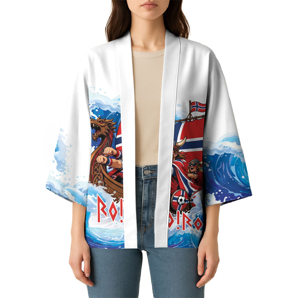Custom Norway Viking Row - Alt for Norge Kimono Norge Football Supporter Wave Edition