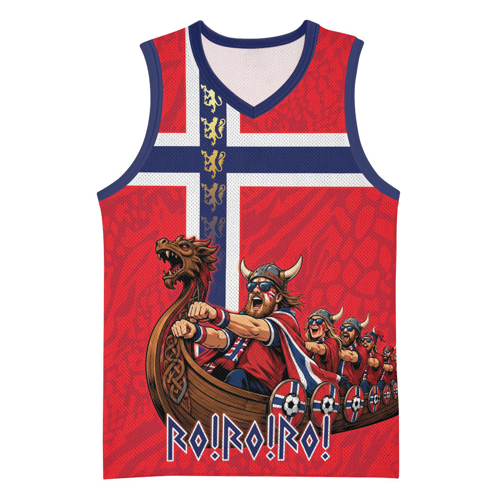Custom Norway Viking Row - Alt for Norge Basketball Jersey Norge Football Supporter Flag Edition