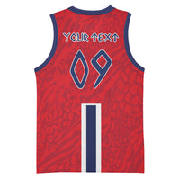 Custom Norway Viking Row - Alt for Norge Basketball Jersey Norge Football Supporter Flag Edition