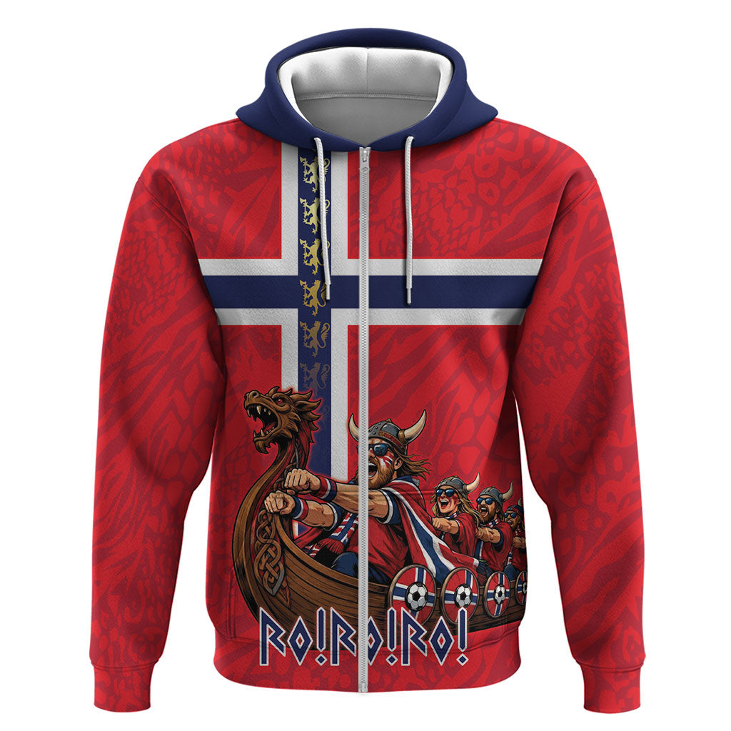 Custom Norway Viking Row - Alt for Norge Hoodie Norge Football Supporter Flag Edition