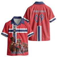 Custom Norway Viking Row - Alt for Norge Kid Hawaiian Shirt Norge Football Supporter Flag Edition LT9