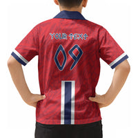 Custom Norway Viking Row - Alt for Norge Kid Hawaiian Shirt Norge Football Supporter Flag Edition LT9