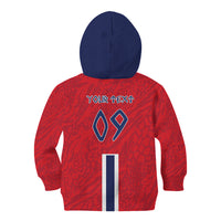 Custom Norway Viking Row - Alt for Norge Kid Hoodie Norge Football Supporter Flag Edition