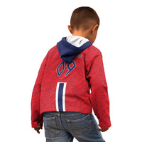 Custom Norway Viking Row - Alt for Norge Kid Hoodie Norge Football Supporter Flag Edition