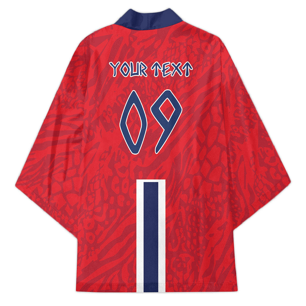 Custom Norway Viking Row - Alt for Norge Kimono Norge Football Supporter Flag Edition