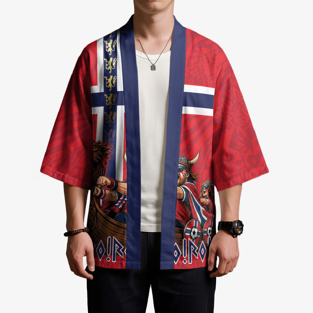 Custom Norway Viking Row - Alt for Norge Kimono Norge Football Supporter Flag Edition