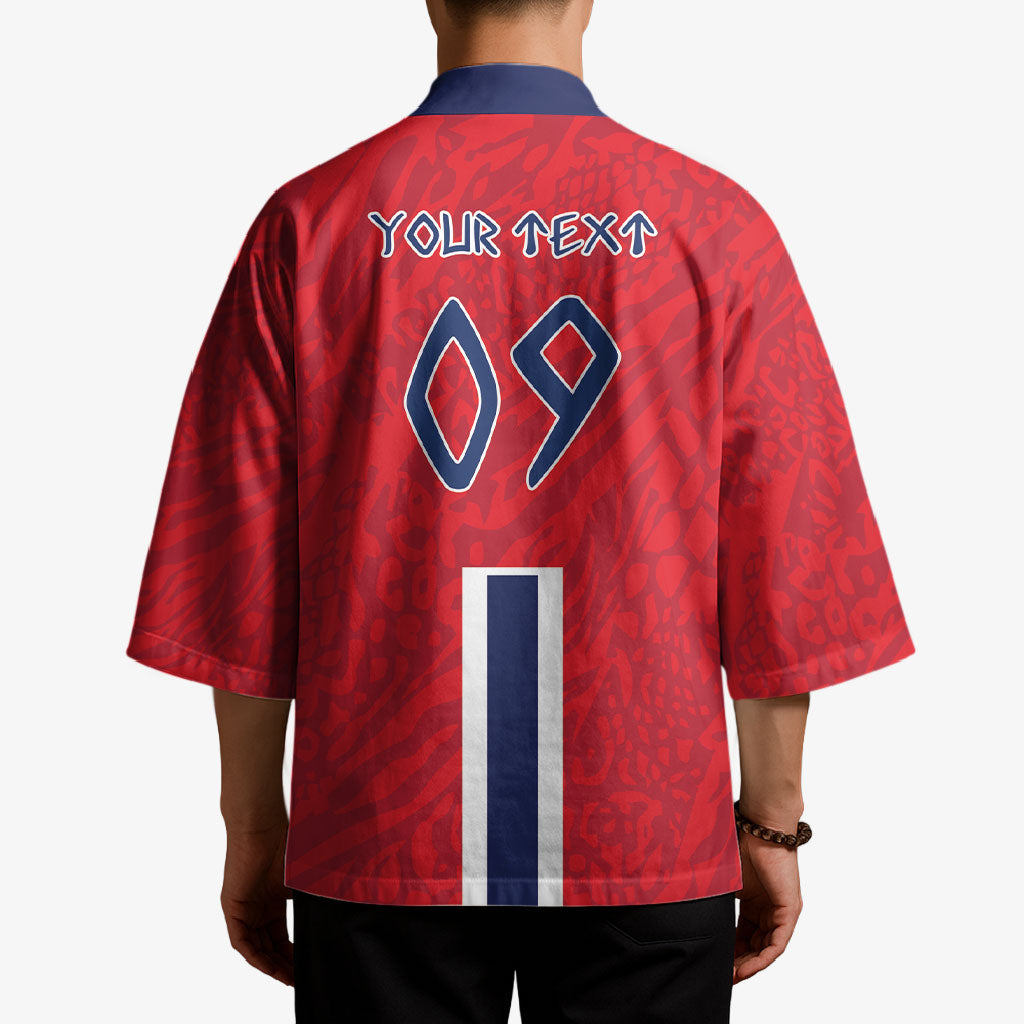 Custom Norway Viking Row - Alt for Norge Kimono Norge Football Supporter Flag Edition