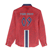 Custom Norway Viking Row - Alt for Norge Women Casual Shirt Norge Football Supporter Flag Edition