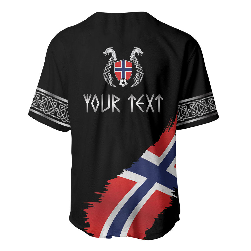 Victory or Valhalla Norway Football Personalized Baseball Jersey Norge Football Supporter