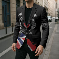 Victory or Valhalla Norway Football Personalized Blazer Norge Football Supporter