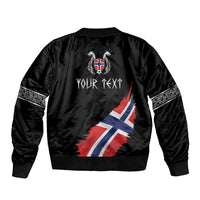 Victory or Valhalla Norway Football Personalized Bomber Jacket Norge Football Supporter