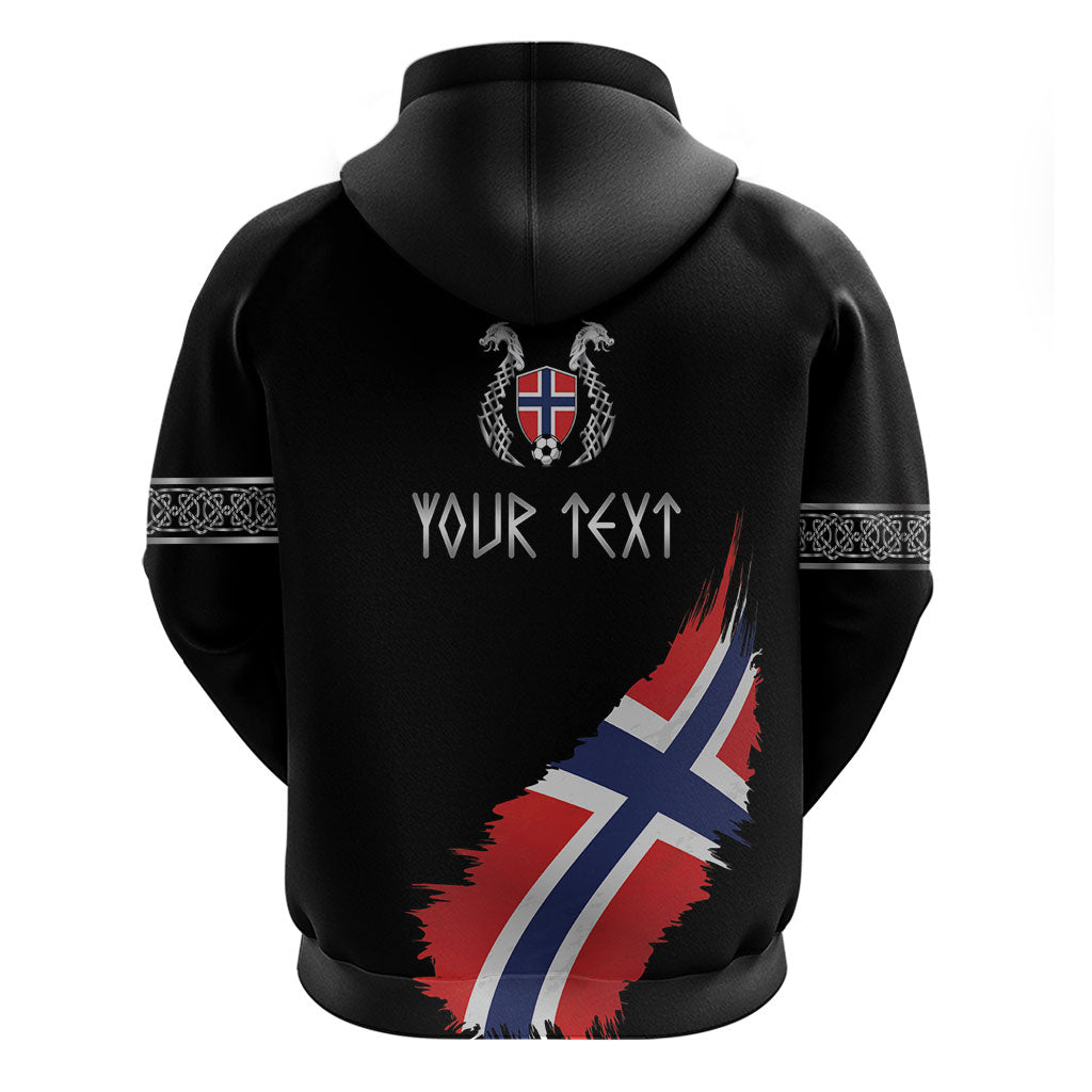 Victory or Valhalla Norway Football Personalized Hoodie Norge Football Supporter