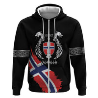Victory or Valhalla Norway Football Personalized Hoodie Norge Football Supporter